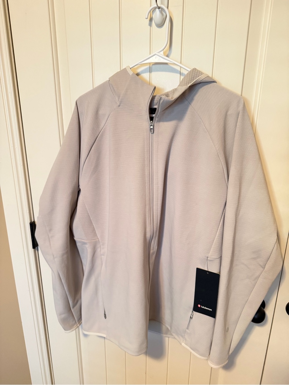 lululemon athletica grid liner fleece zip hoodie